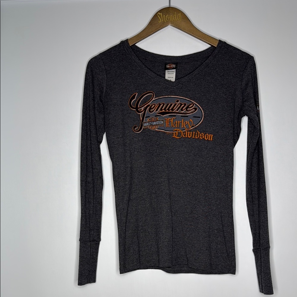 Harley-Davidson Fitted Graphic Long Sleeve T-Shirt